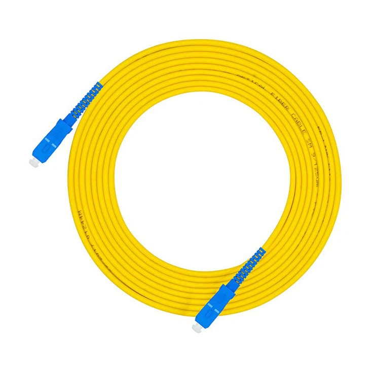 LSZH LC ST UPC Single Optic Fiber Patch Cable
