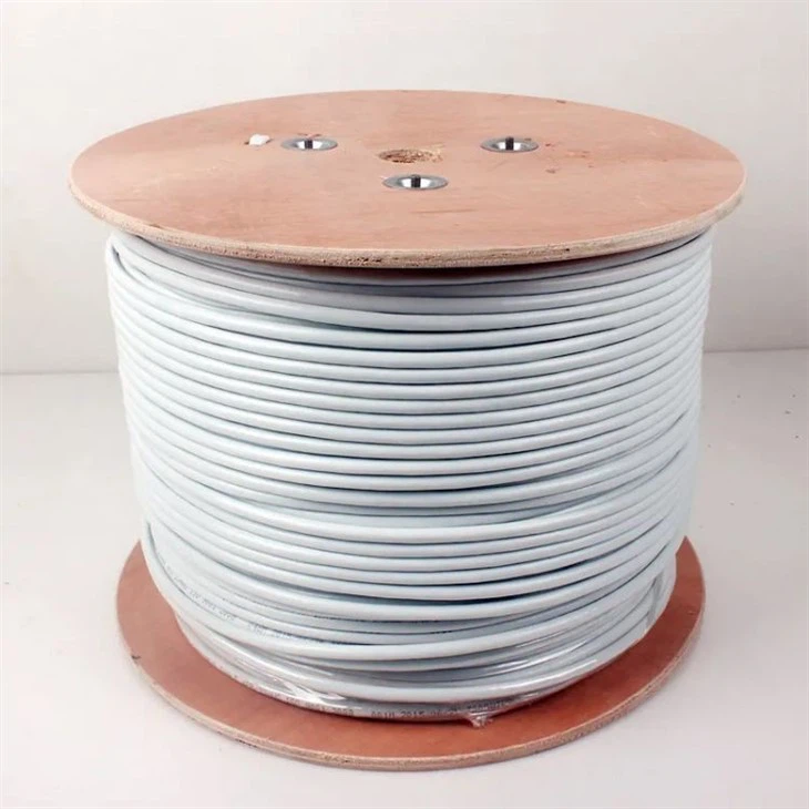 White RG59 With Power Cable